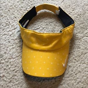 Yellow Polka Dot Visor